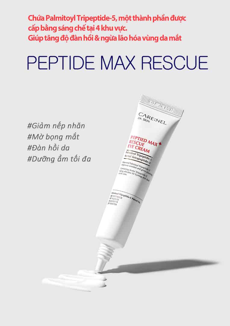 Kem Duong May Carenel Peptied Max Rescue Eye Cream (1)