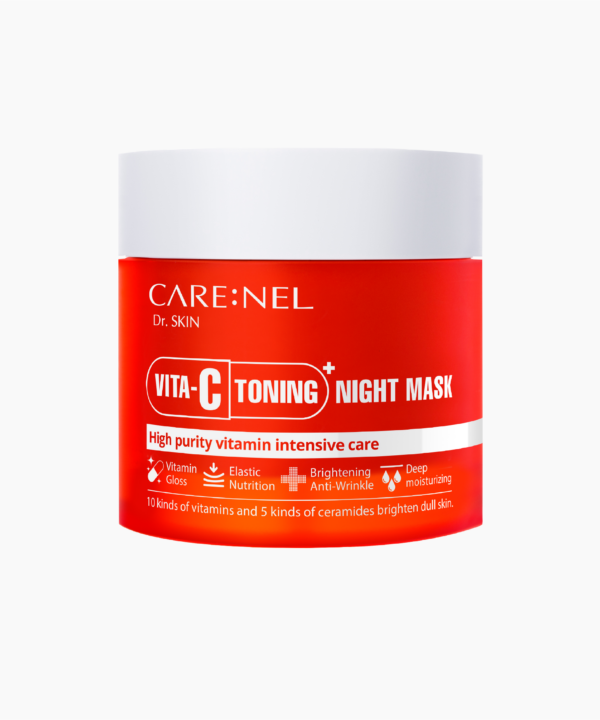 Mặt nạ ngủ dưỡng trắng, ngừa lão hóa Carenel Vita-C Toning+ Night Mask